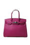 Hermes Birkin 35CM 30CM Tote Bag Lizard Leather H35H30 Rose Replica