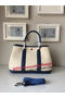 Hermes Garden Party 30CM Bag Canvas Leather H11S Royal Replica