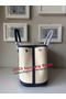 Hermes Garden Party 30CM Bag Canvas Leather H11S Royal Replica