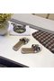Hermes lady leather Slipper HO811HMJ silver Replica