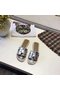 Hermes lady leather Slipper HO811HMJ silver Replica