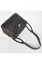 Hermes Lindy 30CM Havanne Handbags 1057 Black Leather Silver Hardware Replica