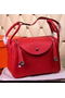 Hermes Lindy 30CM Leather Shoulder Bag H0881 Red Replica