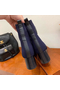 Hermes Volver 60 Ankle Boot In Blue Knit Replica