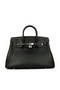 Hermes Birkin 35CM Tote Bag Black Smooth Leather H6089 Silver Replica