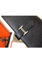 Hermes Black Epsom Bearn Gusset Wallet Replica