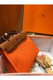 Hermes Herbag Zip 31cm Bag In Brown And Orange Replica