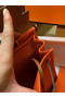 Hermes Herbag Zip 31cm Bag In Brown And Orange Replica