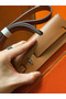 Hermes Herbag Zip 31cm Bag In Brown And Orange Replica