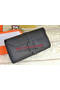 Hermes Jige Clutch Bag Calfskin Leather Black Replica