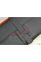 Hermes Jige Clutch Bag Calfskin Leather Black Replica
