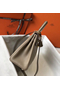 Hermes Kelly 28cm Bag In Gris Tourterelle Clemence Leather GHW Replica