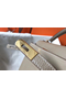 Hermes Kelly 28cm Bag In Gris Tourterelle Clemence Leather GHW Replica