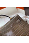 Hermes Kelly Mini II Handmade Bag In Taupe Alligator Crocodile Replica