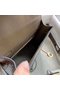 Hermes Kelly Mini II Handmade Bag In Taupe Alligator Crocodile Replica