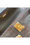 Hermes Kelly Mini II Handmade Bag In Taupe Alligator Crocodile Replica