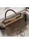 Hermes Kelly Mini II Handmade Bag In Taupe Alligator Crocodile Replica