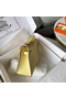 Hermes Kelly Pochette Handmade Bag In Jaune Poussin Epsom Calfskin Replica