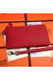 Hermes Zipper Wallet Grainy Leather HA309 Red Replica