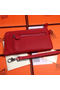 Hermes Zipper Wallet Grainy Leather HA309 Red Replica