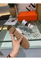 Hermes Avenue Sandals In White Calfskin Replica