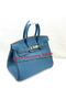 Hermes Birkin 25CM Tote Bag Original Leather H25T Blue Replica