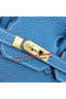 Hermes Birkin 25CM Tote Bag Original Leather H25T Blue Replica
