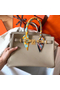 Hermes Birkin 30 Handmade Bag In Tourterelle Epsom Leather Replica