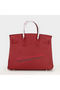 Hermes Birkin 35CM Tote Bag Burgundy Original Leather H35 Gold Replica