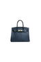 Hermes Birkin 35CM Tote Bag Dark Blue Ostrich Leather BK35 Gold Replica