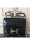 Hermes Black Constance MM 24cm Crocodile Bag Replica