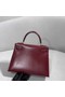 Hermes BOX Leather KL28 Burgundy Replica
