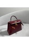 Hermes BOX Leather KL28 Burgundy Replica