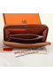 Hermes Evelyn Long Zip Wallet A808 Camel Replica
