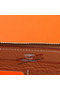 Hermes Evelyn Long Zip Wallet A808 Camel Replica