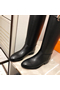 Hermes Jumping Boots In Black Calfskin Replica