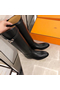 Hermes Jumping Boots In Black Calfskin Replica