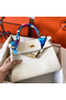 Hermes Kelly Retourne 28 Handmade Bag In Craie Swift Calfskin Replica
