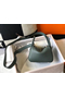Hermes Lindy Mini Bag In Vert Amande Clemence Leather GHW Replica