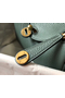 Hermes Lindy Mini Bag In Vert Amande Clemence Leather GHW Replica