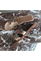 Hermes Oran Sandals In Champagne Swift Leather Replica