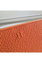Hermes Orange Clemence Azap Zipped Wallet Replica