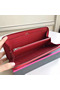 Hermes Red Clemence Azap Zipped Wallet Replica