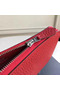 Hermes Red Clemence Azap Zipped Wallet Replica