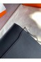 Hermes Roulis 19cm Evercolor 9D H9003 black&Silver Replica