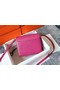Hermes Roulis 19cm Evercolor 9D H9003 Plum&Gold Replica