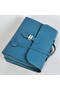 Hermes Sac Depeche 38cm Briefcase Clemence Blue Replica