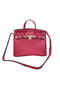 Hermes Birkin 25CM Tote Bag Original Leather H25 Red Replica