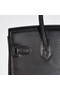 Hermes Birkin 25CM Tote Bags Togo Leather Black Silver Replica