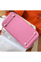 Hermes Birkin 30 Handmade Bag In Pink Clemence Leather Replica
